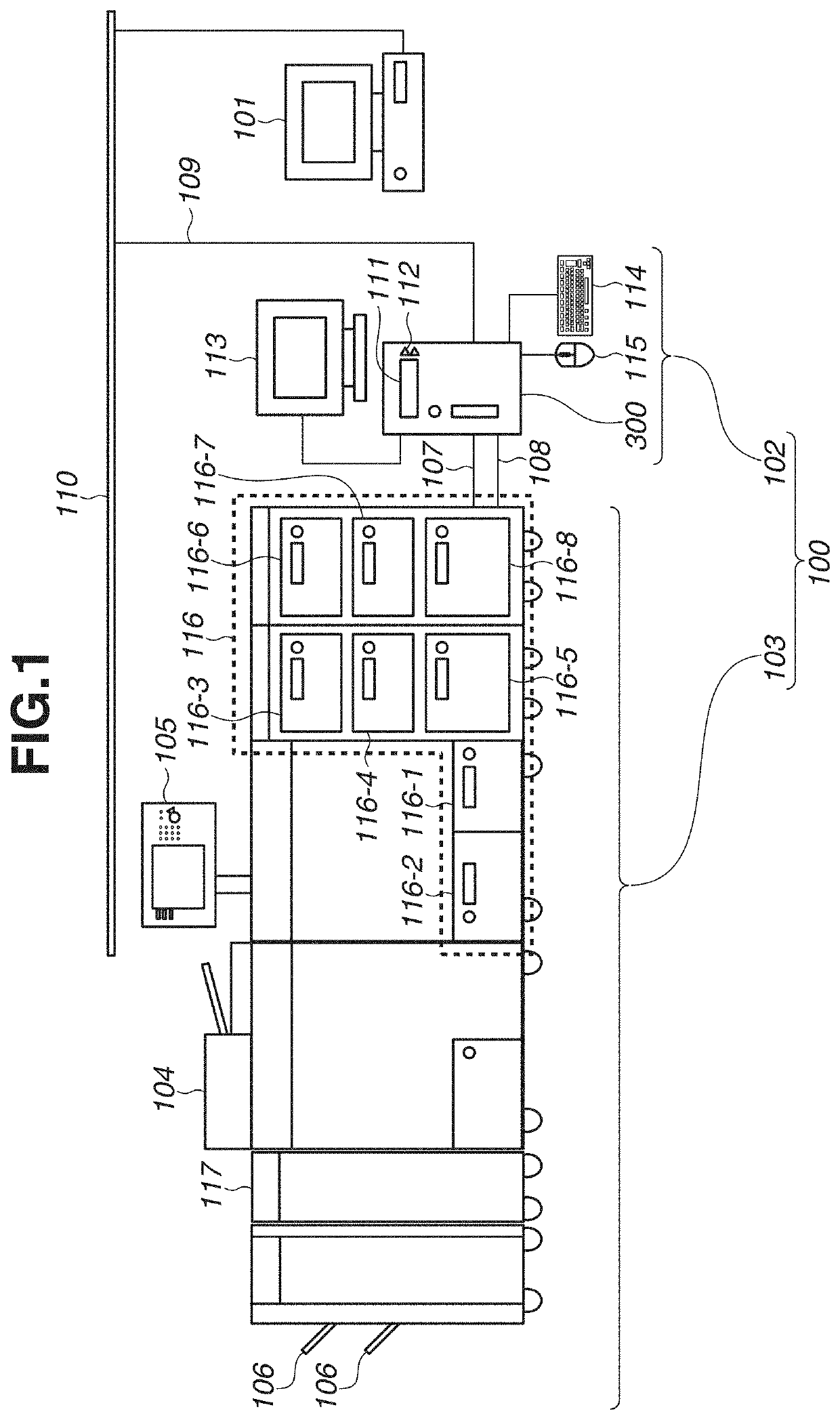 Printing system, method, and storage medium