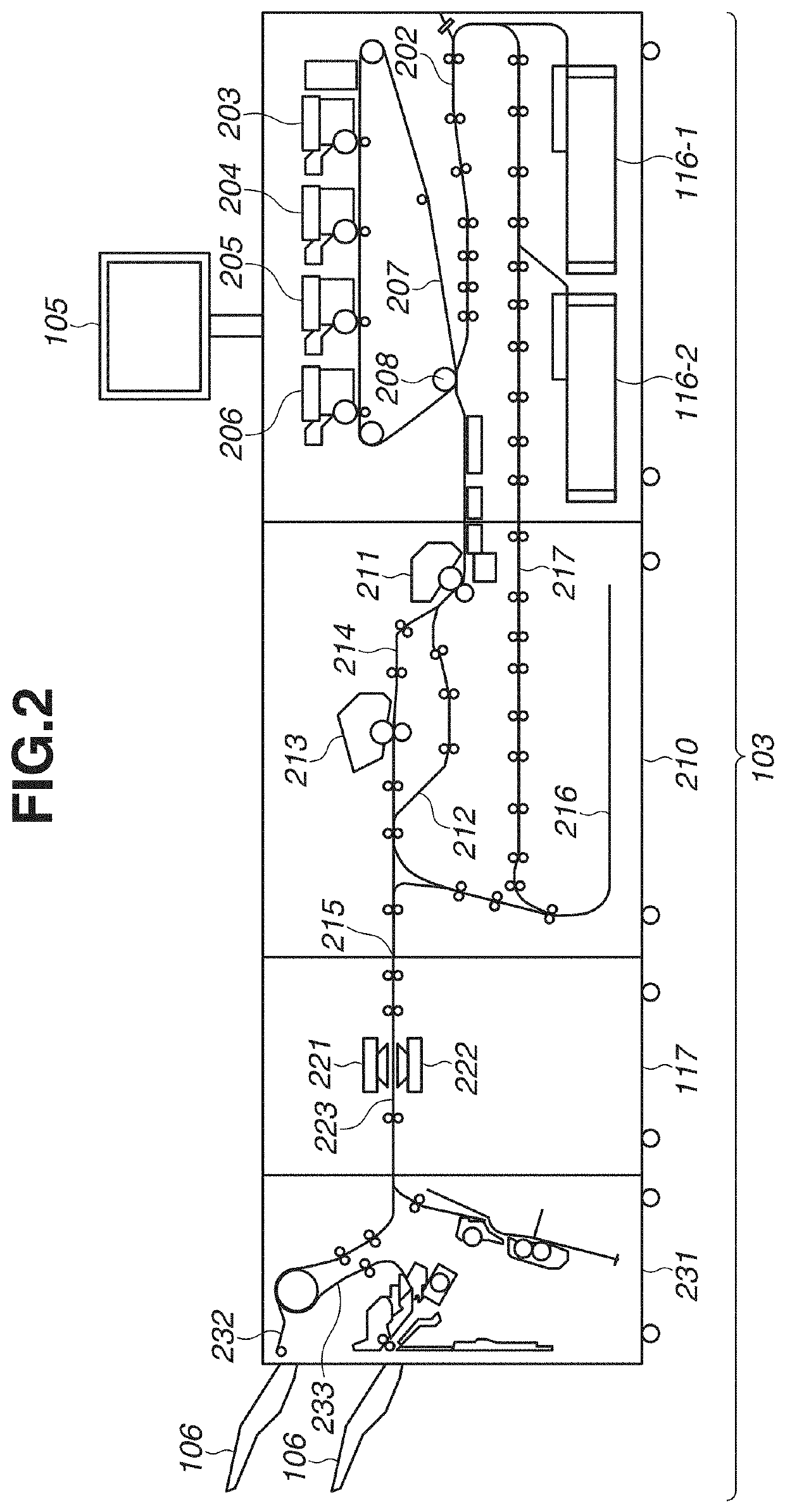 Printing system, method, and storage medium