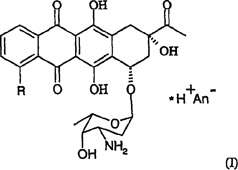 Method of preparing 4-R-substituted 4-demethoxydaunorubicin