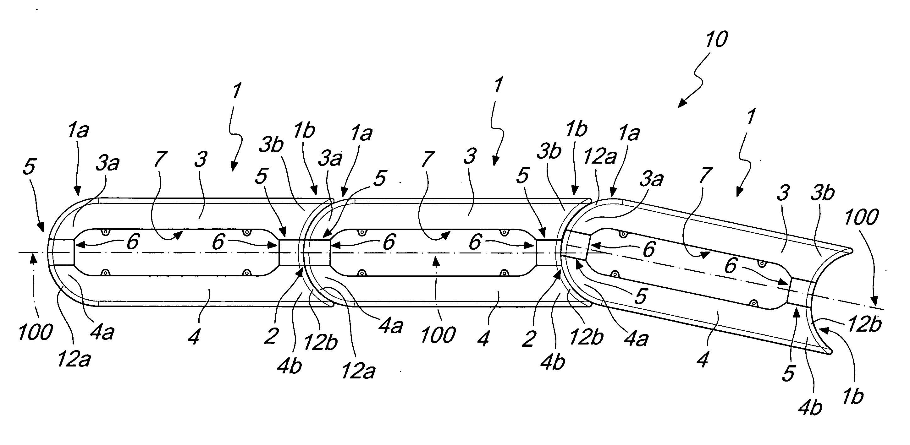 Delimitation barrier, particularly for motor driving circuits