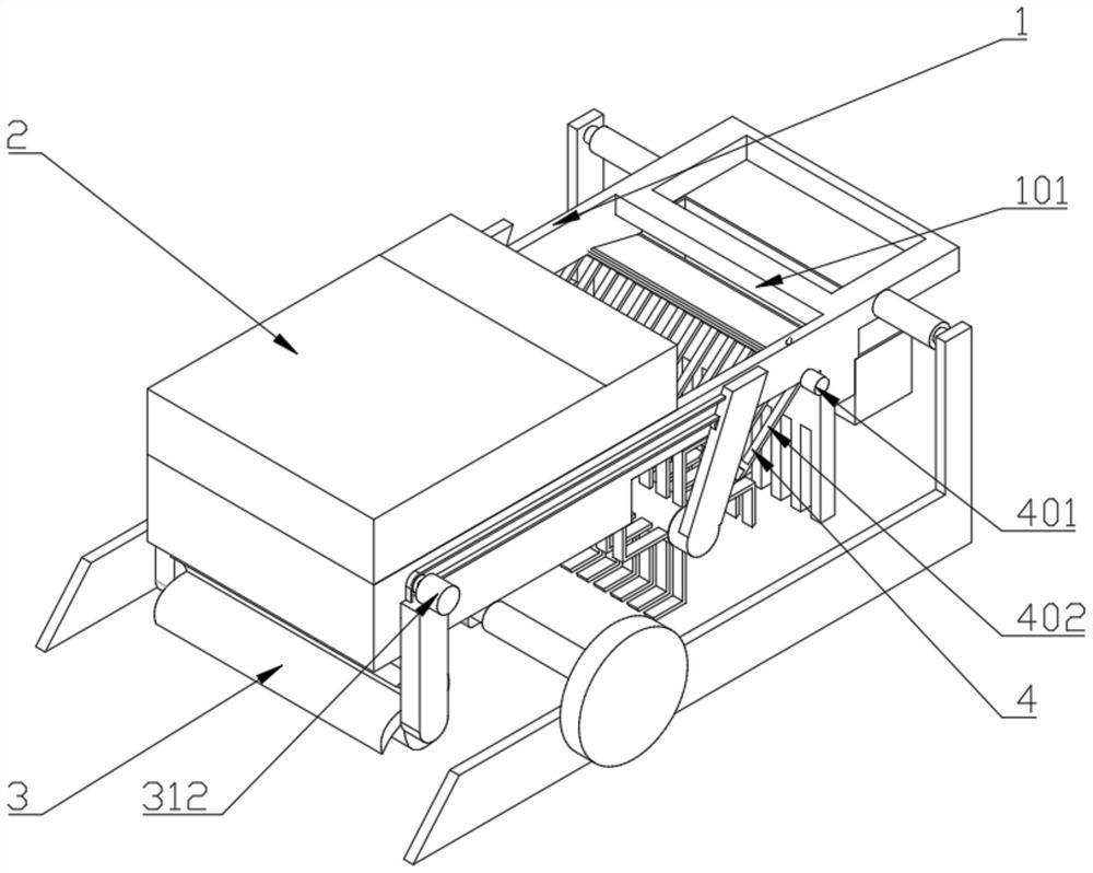 An agricultural soil plowing repair device