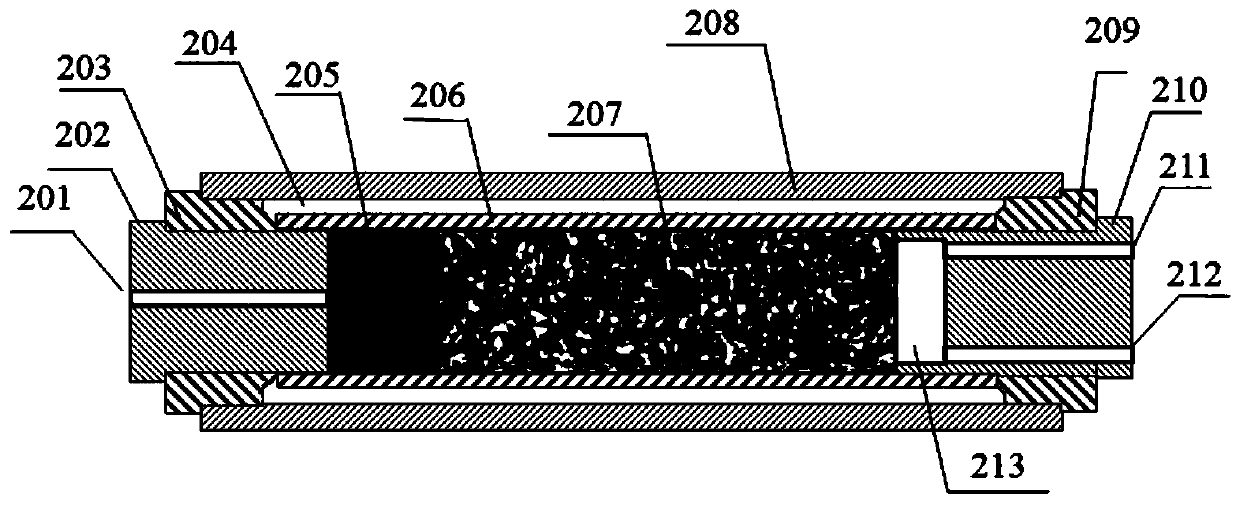 A co-based  <sub>2</sub> -Experimental device and method for mass transfer of crude oil to enhance recovery of bypass flow crude oil