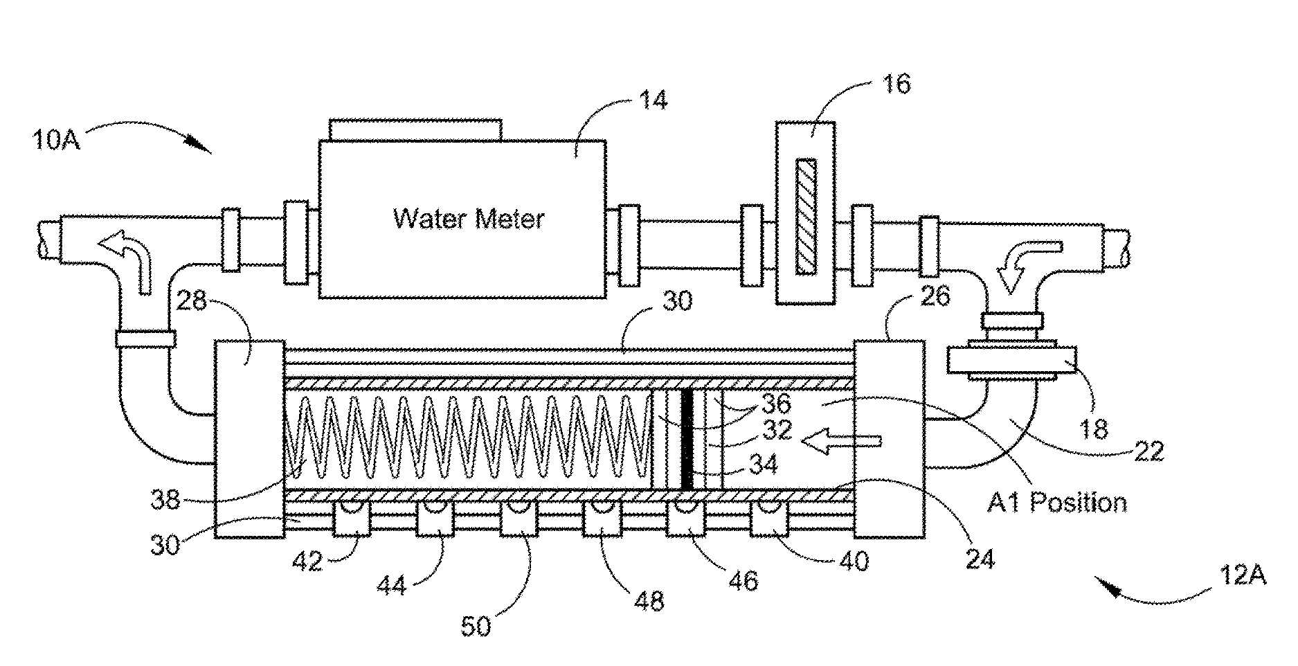 Positive displacement metering system