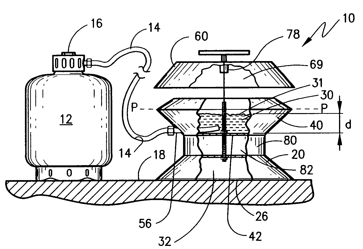 Apparatus and method for simulated campfire