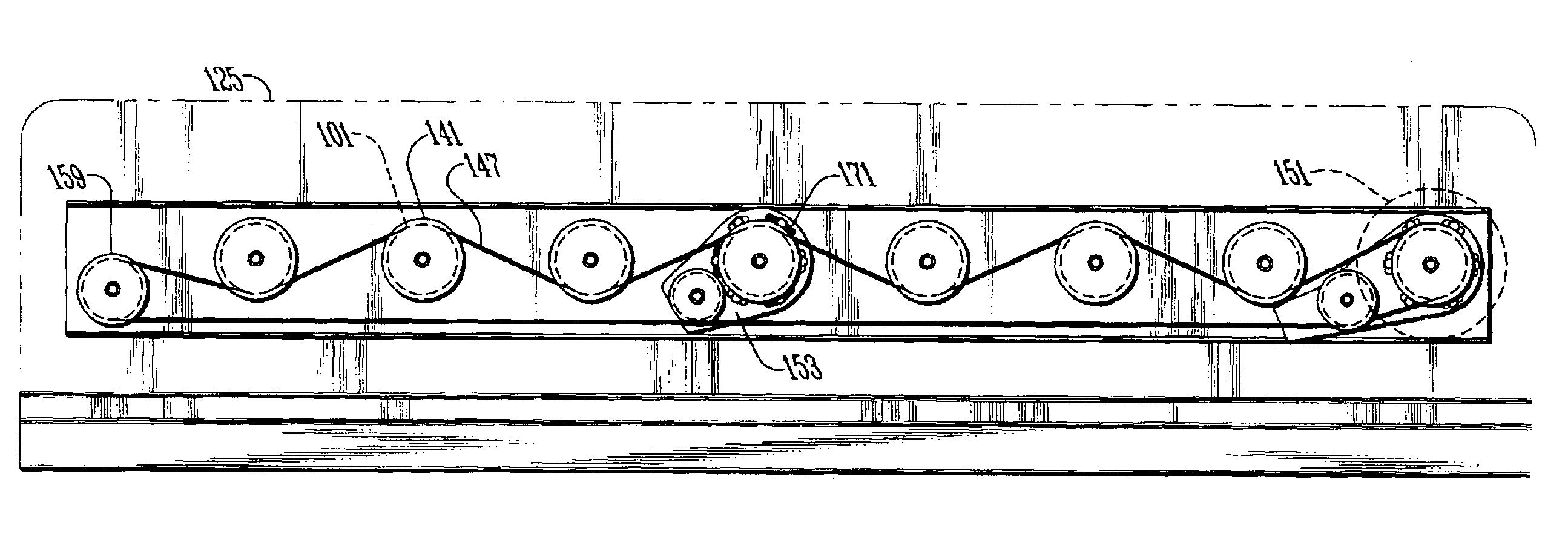 Poultry processing hub and belt assembly