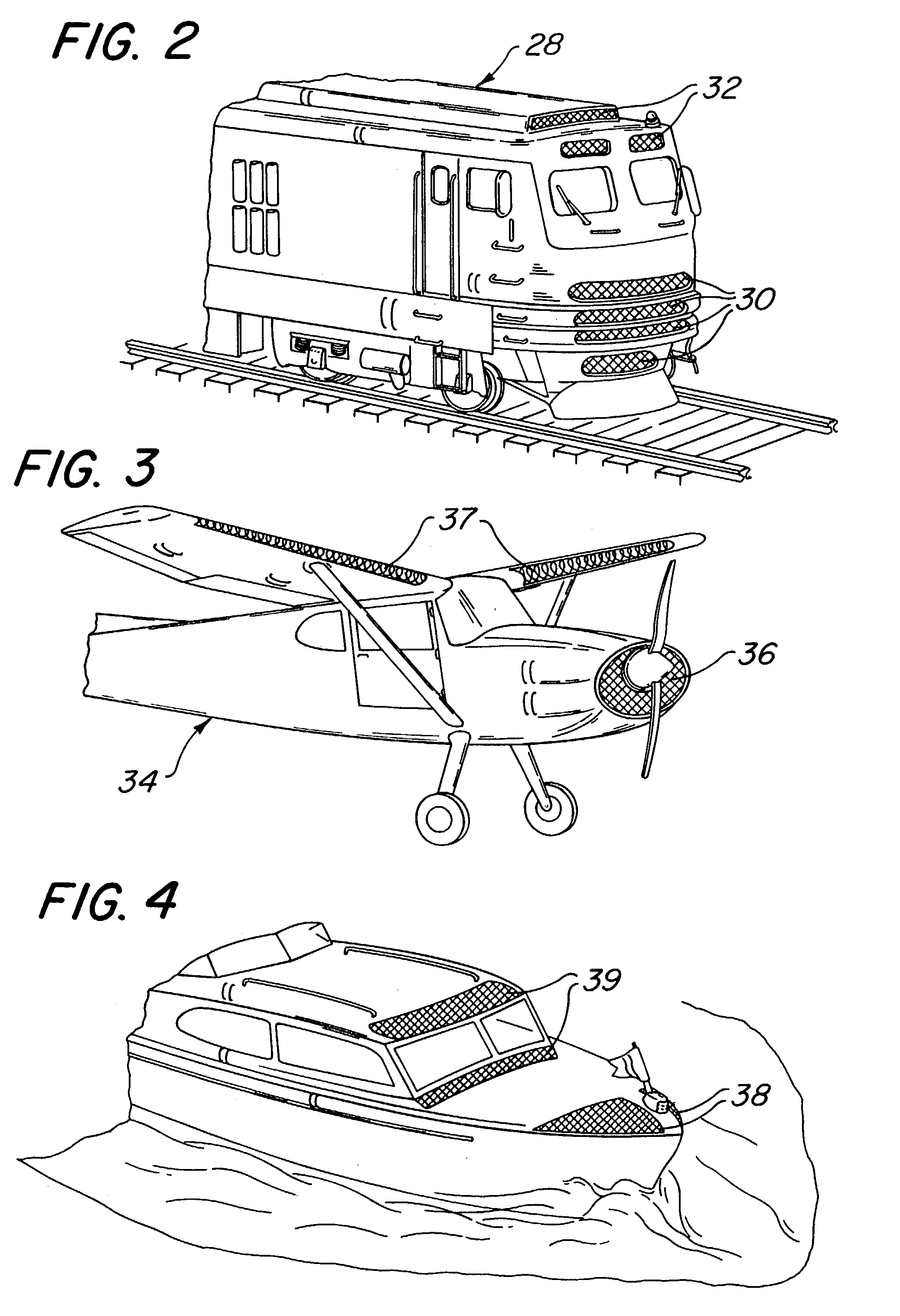 Airflow driven electrical generator for a moving vehicle