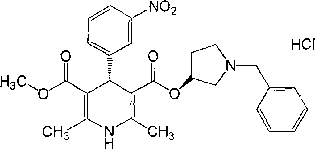 Synthesis process of barnidipine hydrochloride