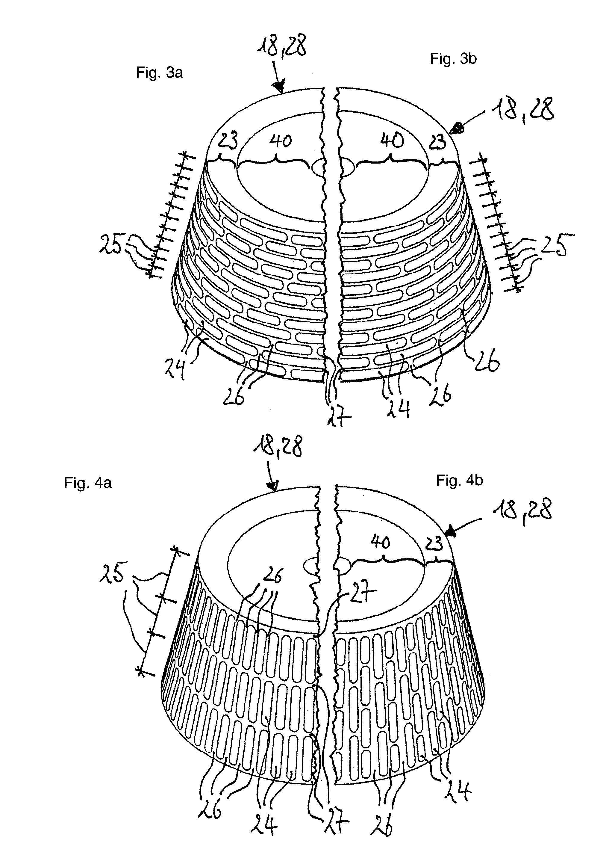 Device for processing feedstock