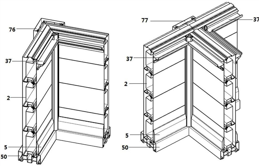 A kind of aluminum alloy house and construction method thereof