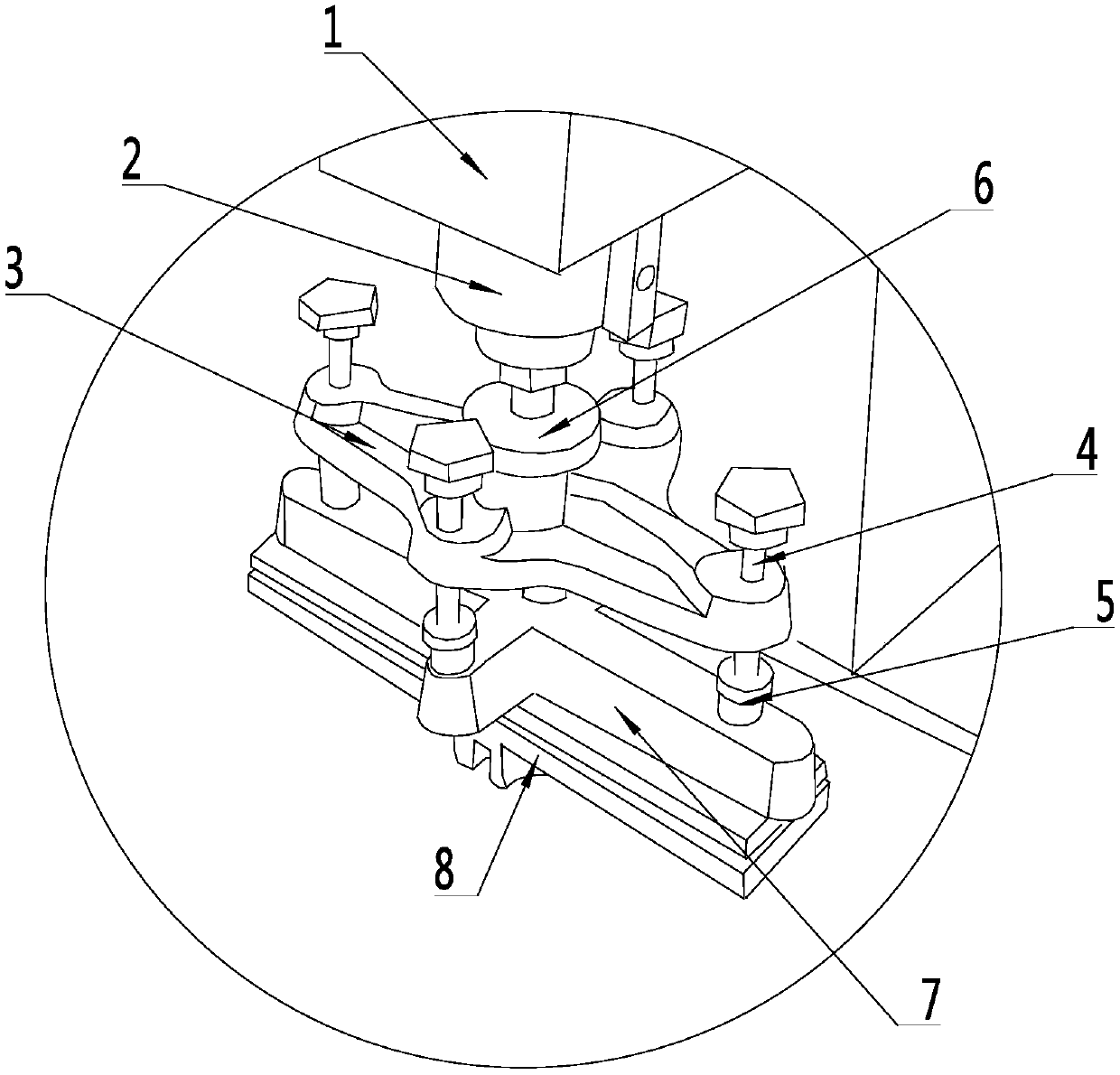 Detachable embossing head