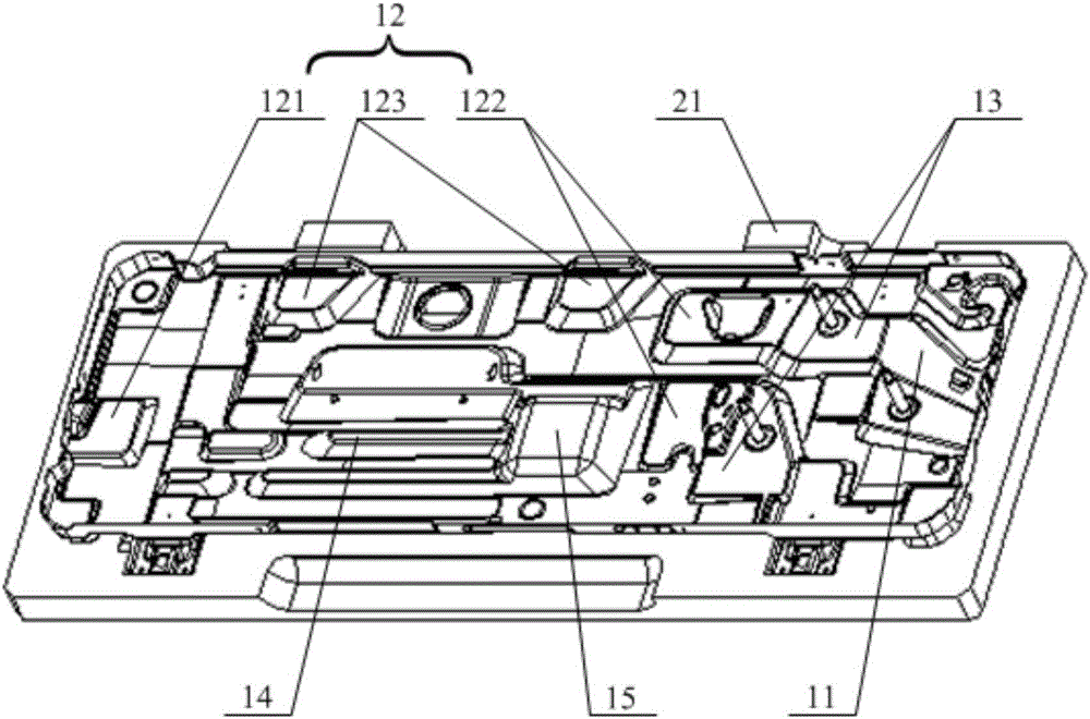 Outdoor unit and underframe assembly thereof