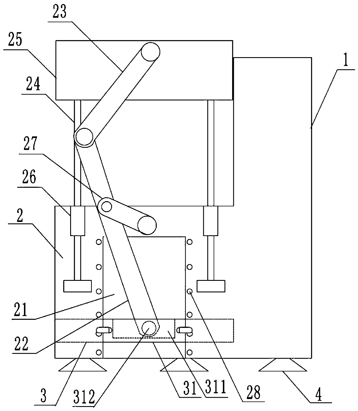 Crane heightening device