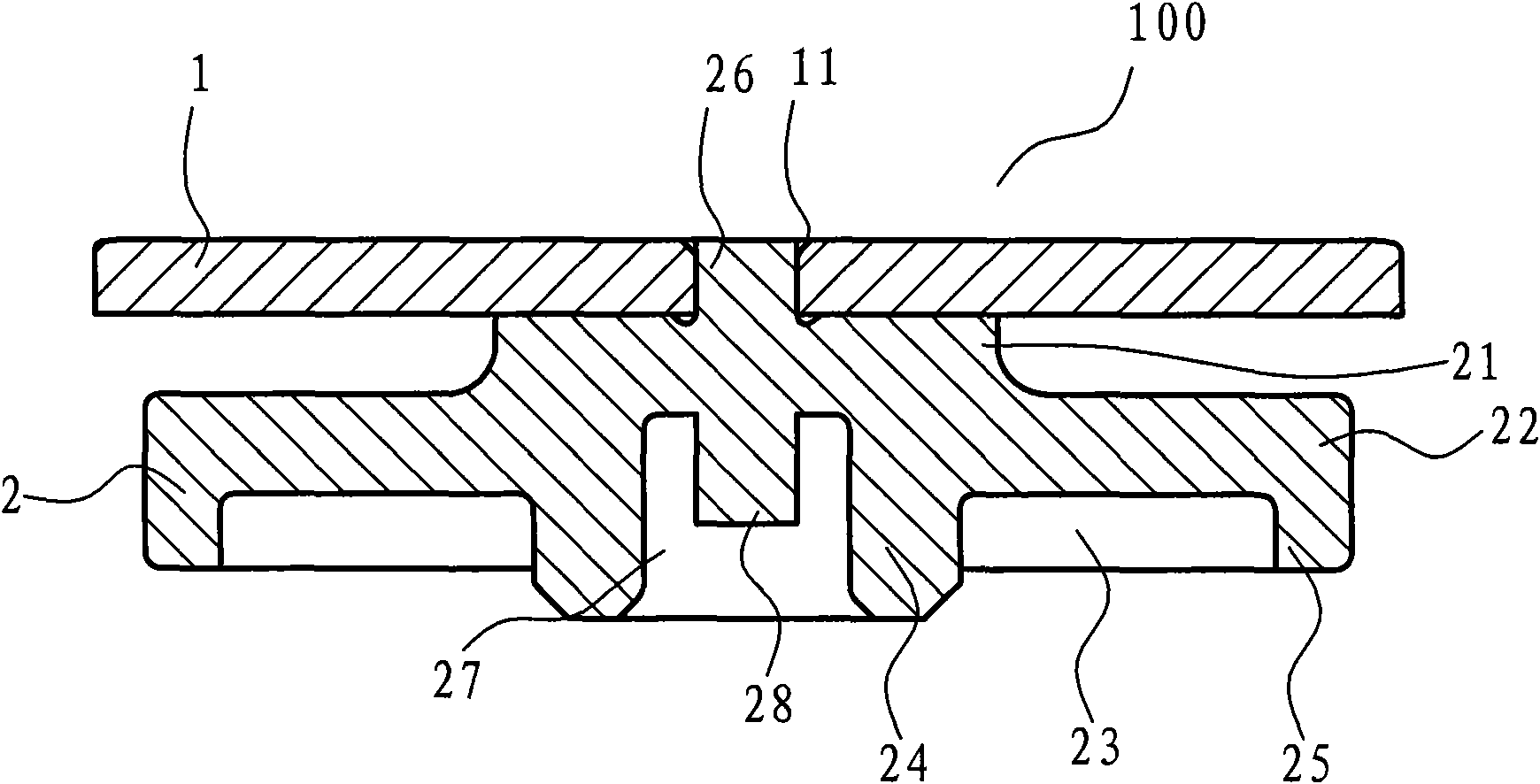 Expansion valve and diaphragm support structure thereof