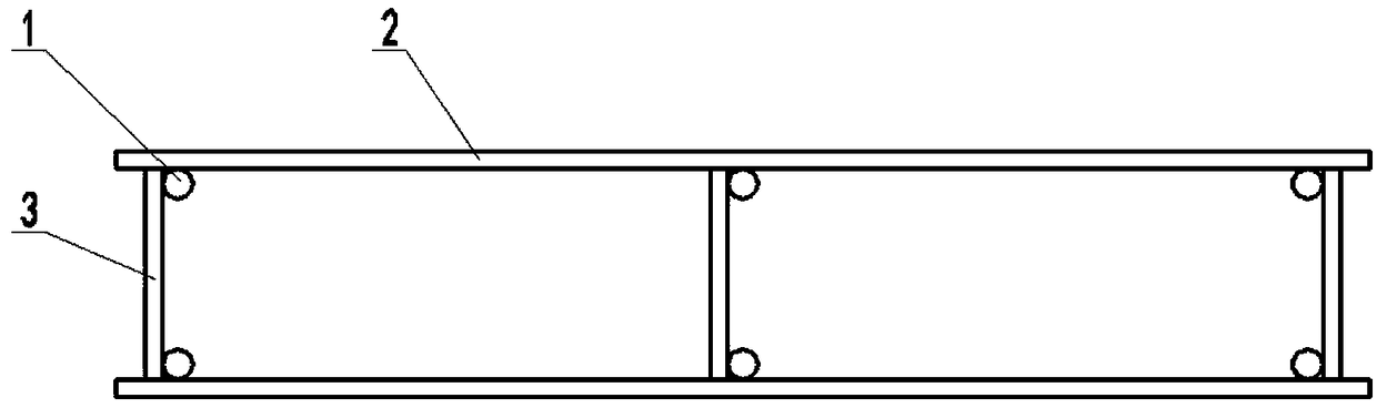 Construction method of cast-in-place bearing wall