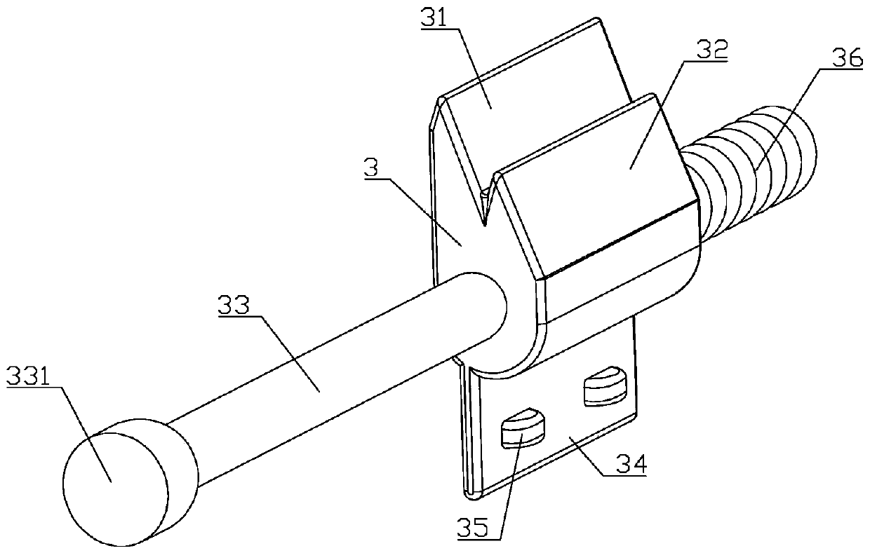 Anesthesia bed buckle fixer and method for assembling and using the same