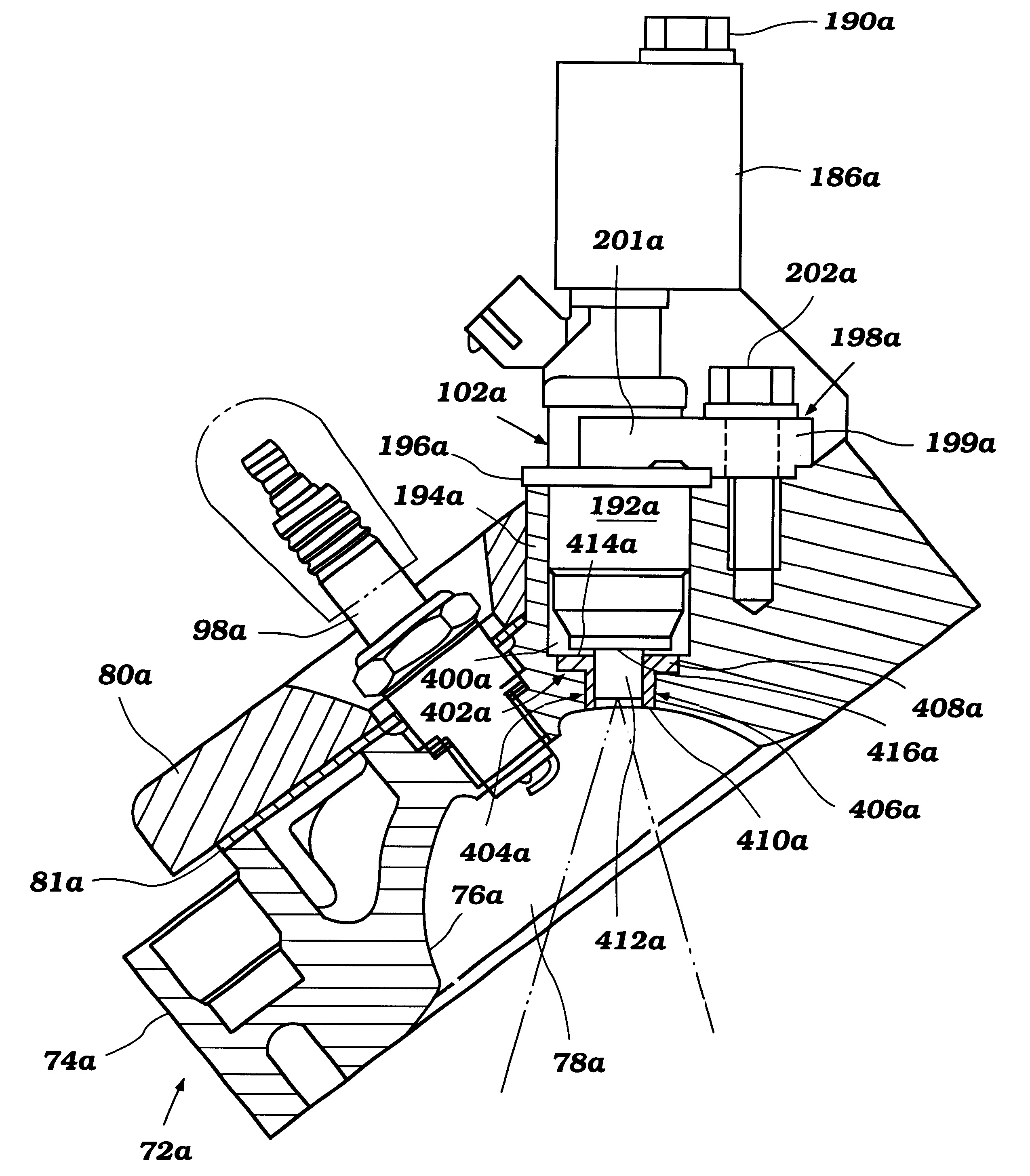 Injector mounting arrangement for direct-injected engines