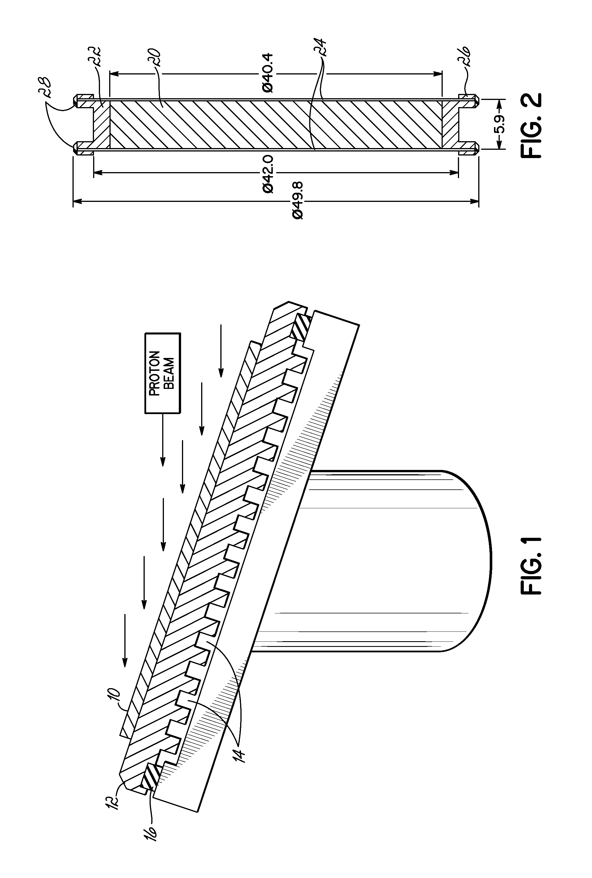 Targets and methods for target preparation for radionuclide production