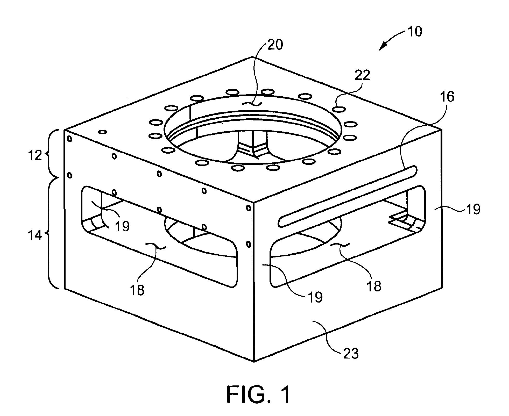 High pressure processing chamber for semiconductor substrate