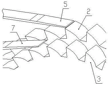 A double-layer gear mutual pushing and rotating nano piezoelectric motor