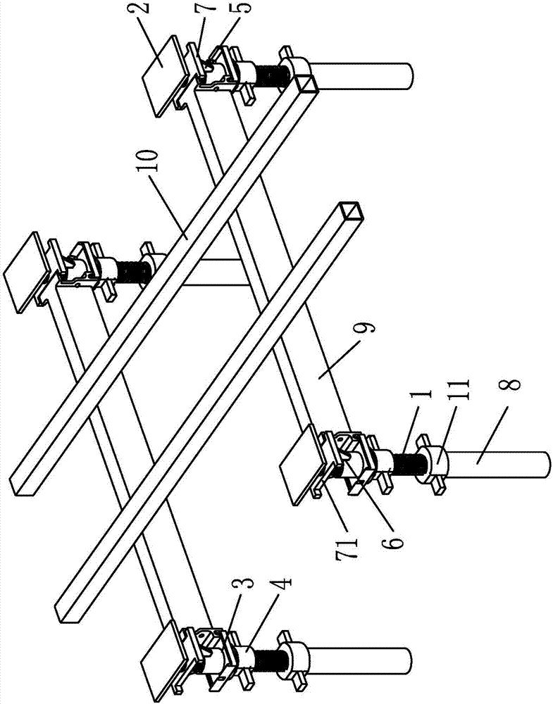 Early-disassembling mechanism and formwork supporting system