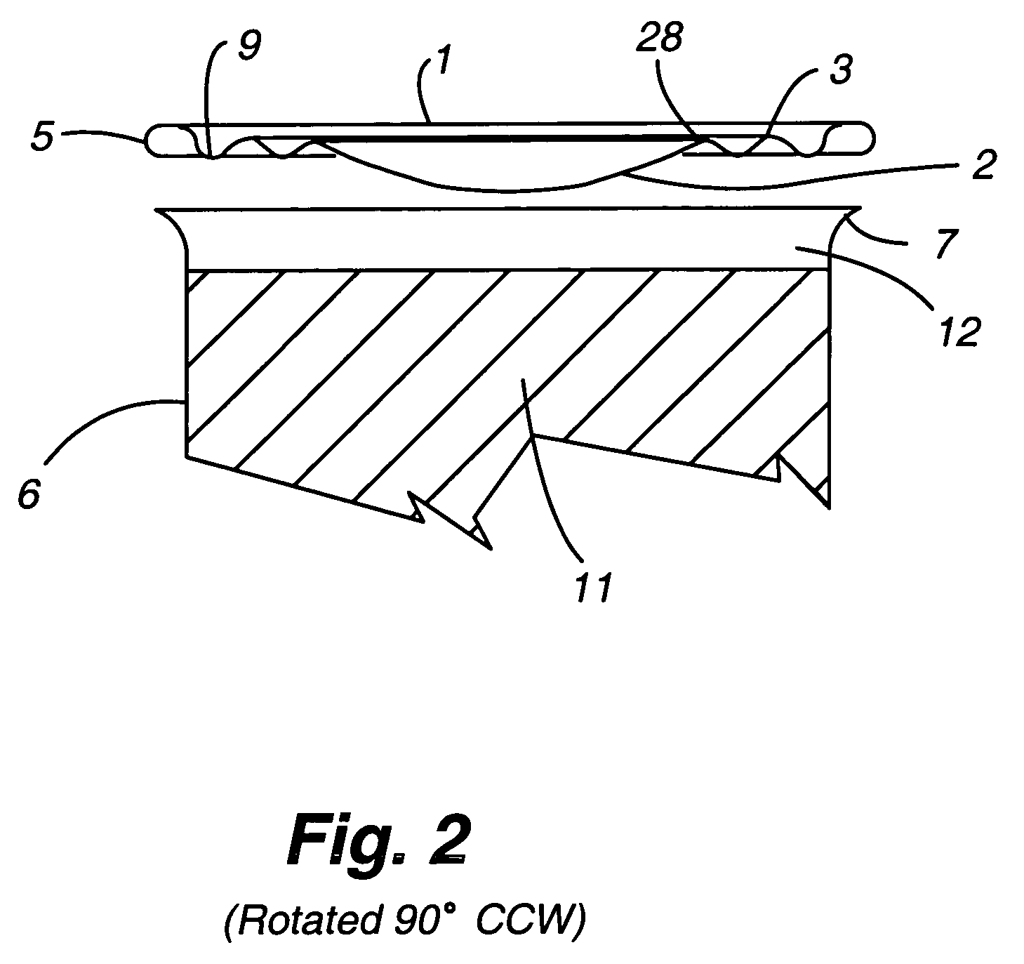 Selectively deformable container end closure