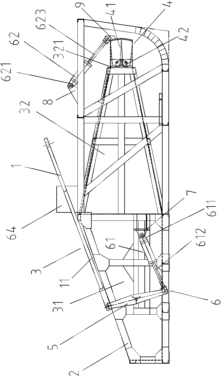 Hydraulic control start-stop concrete hopper and method