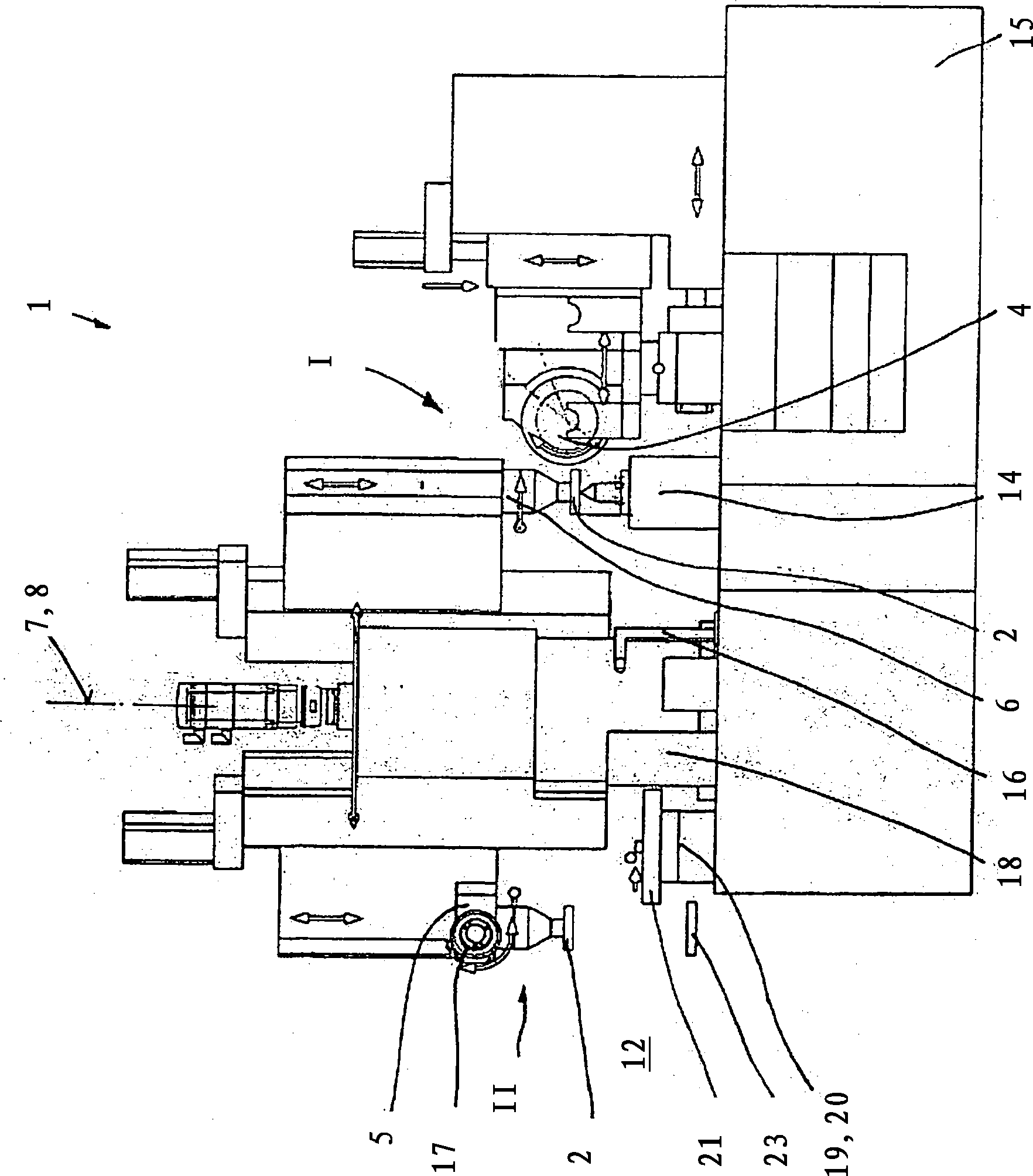 Method of operation of tooth or profile grinding machine and tooth or profile grinding machine