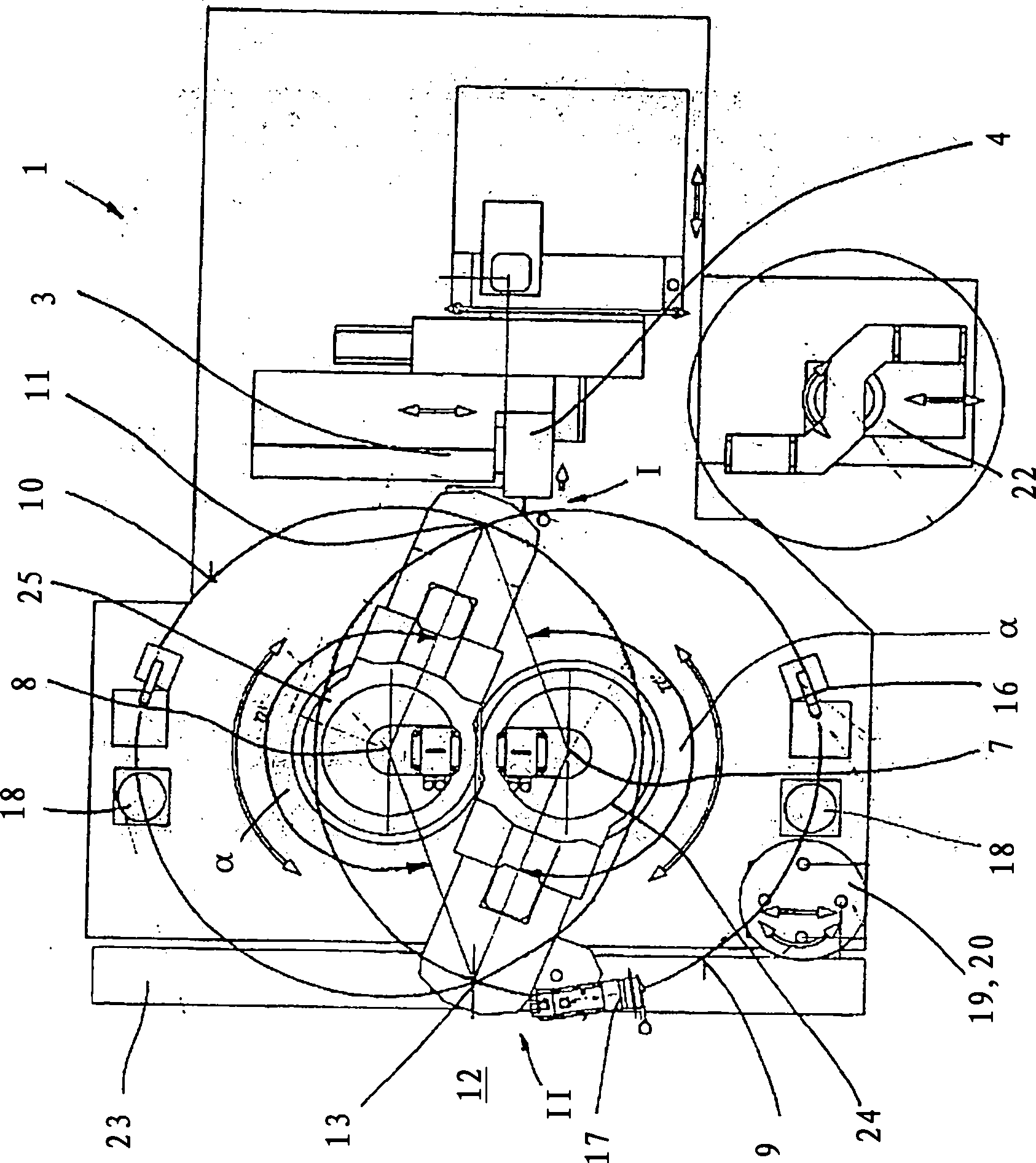 Method of operation of tooth or profile grinding machine and tooth or profile grinding machine