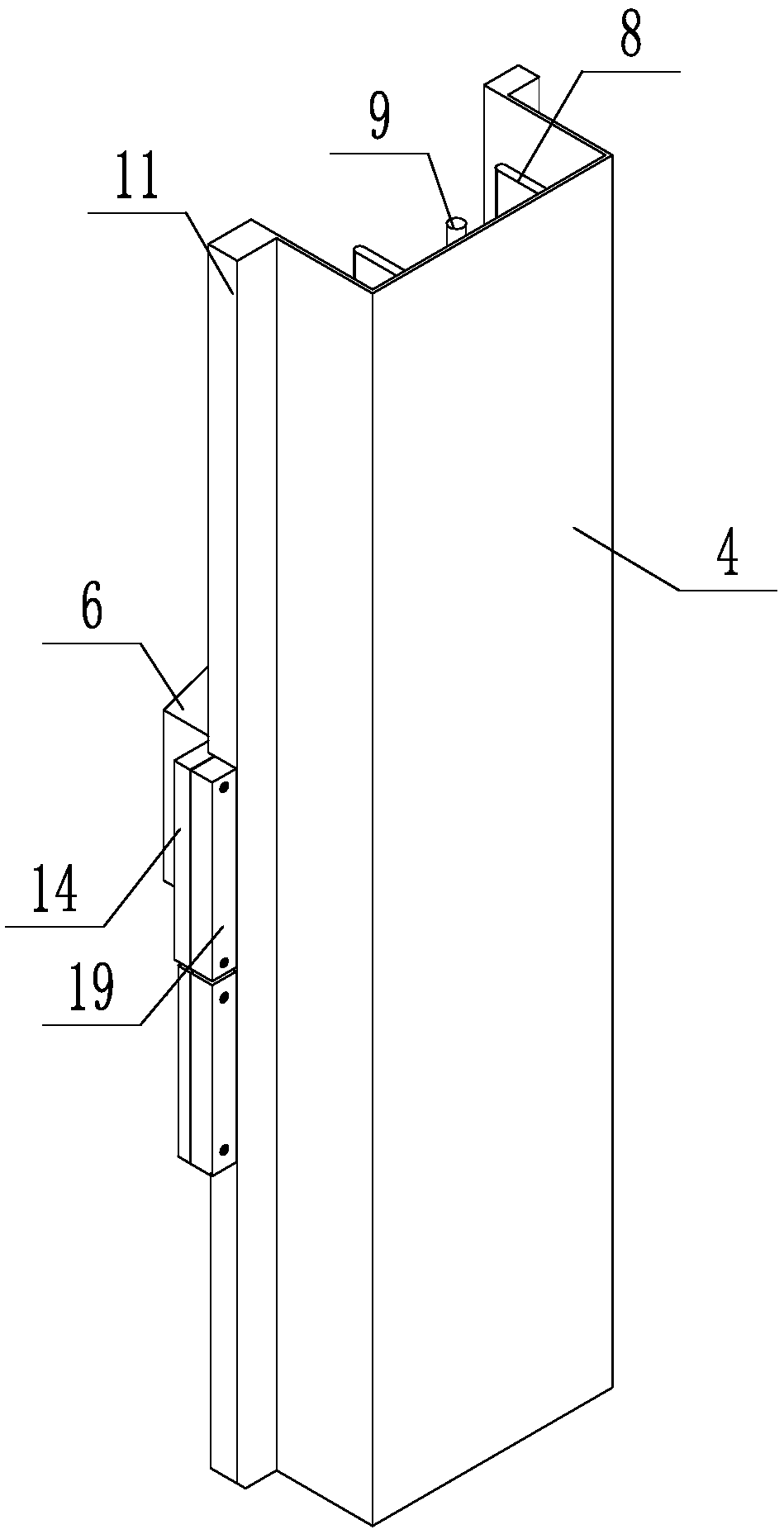 A server integrated delivery power cord tracing mechanism