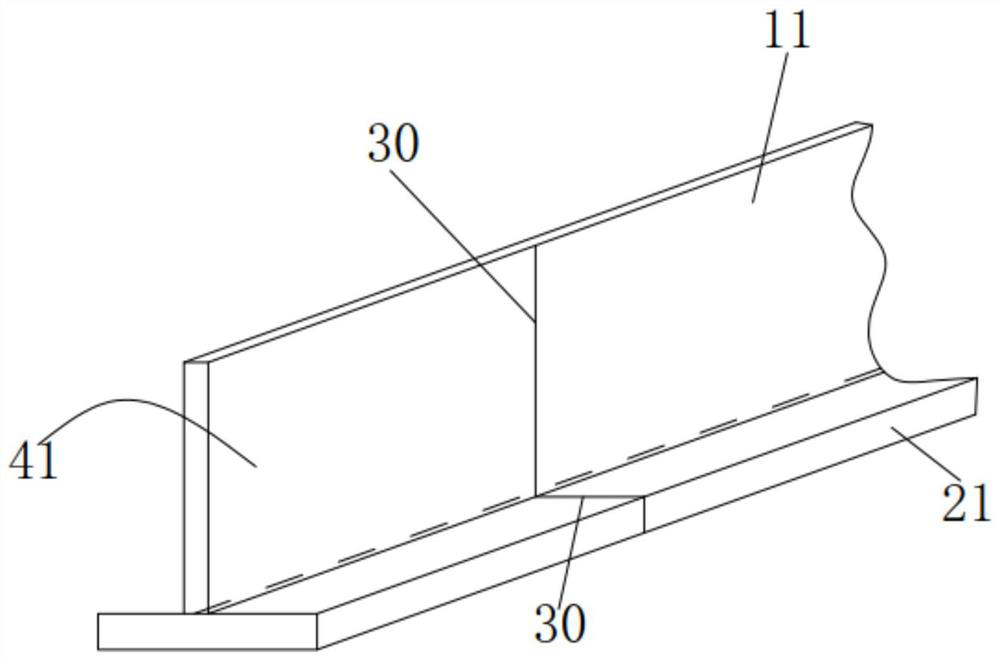 Quick construction method for water tank subsection of ship