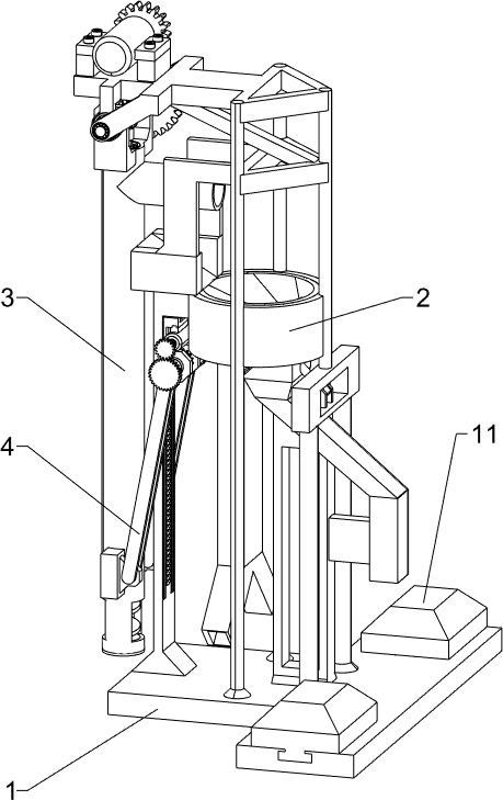 A sand and gravel screening device with controllable sieve holes in building construction