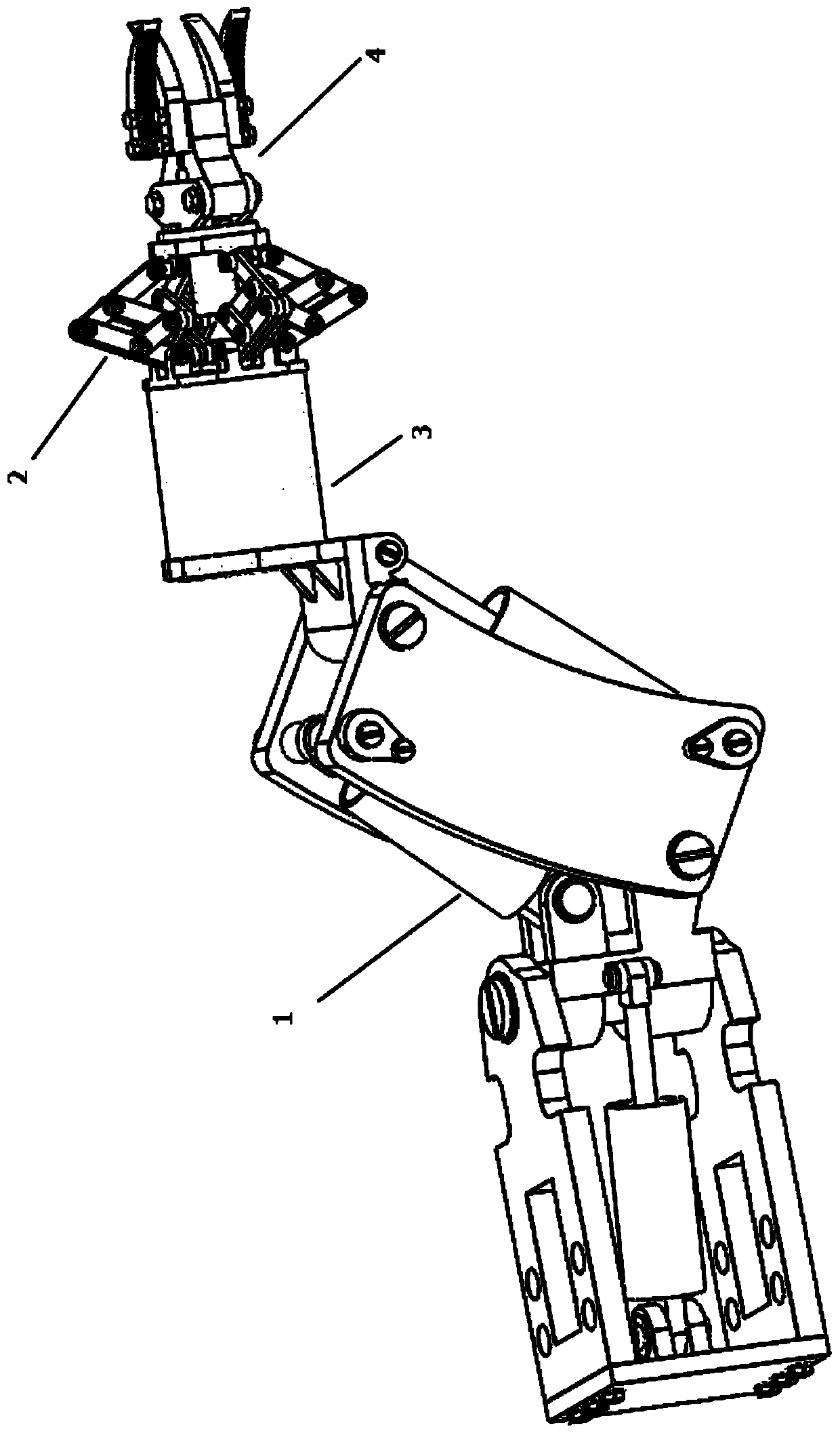 A macro-micro-manipulator arm for an underwater robot