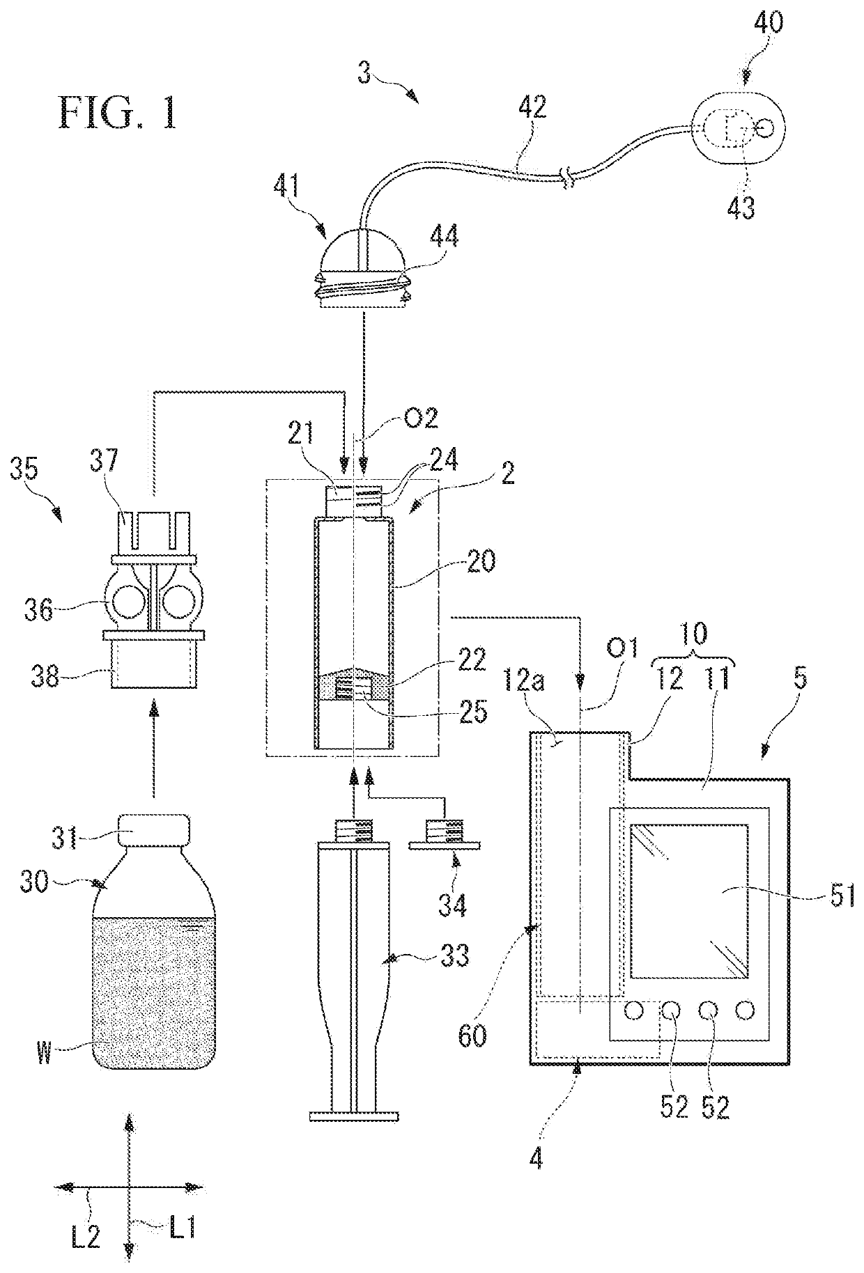 Feeding device and portable dispensing device