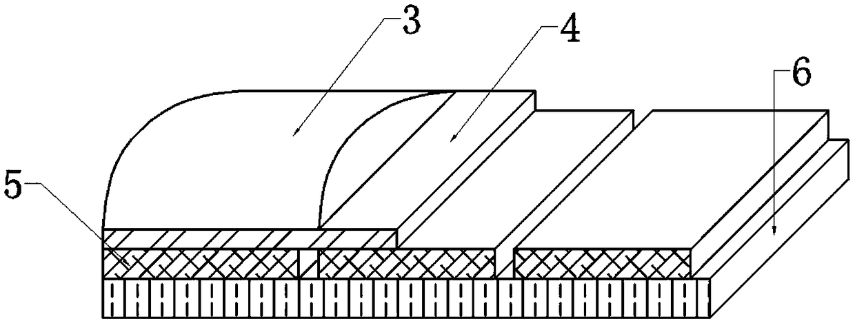 Array type ultrasonic dynamic sealing device and method