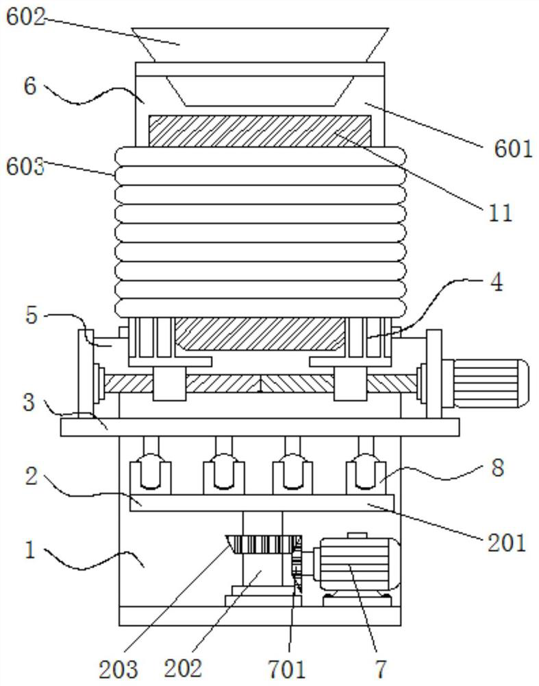 Smelting equipment for aluminum hot working