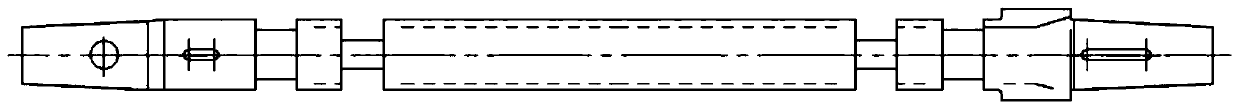 Four-component tubular wind tunnel balance with transverse jet