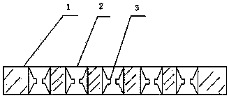 Carrier sheet template used for automatic assembling production of combined fireworks