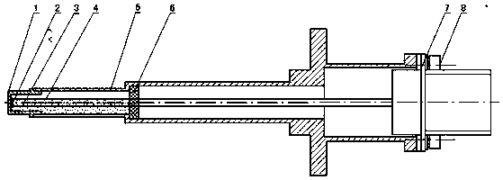 A fast-response armored resistance temperature sensor and its packaging method