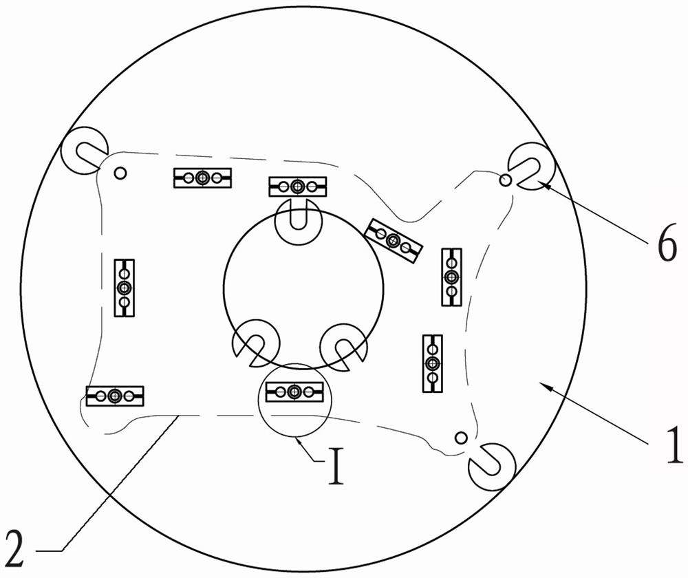 Processing method for low-gear support plate of gearbox