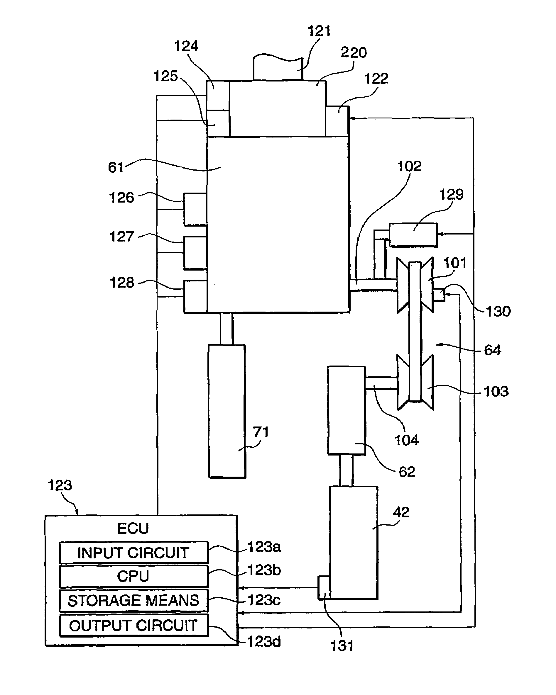 Control system for continuously variable transmission of motorcycle ...