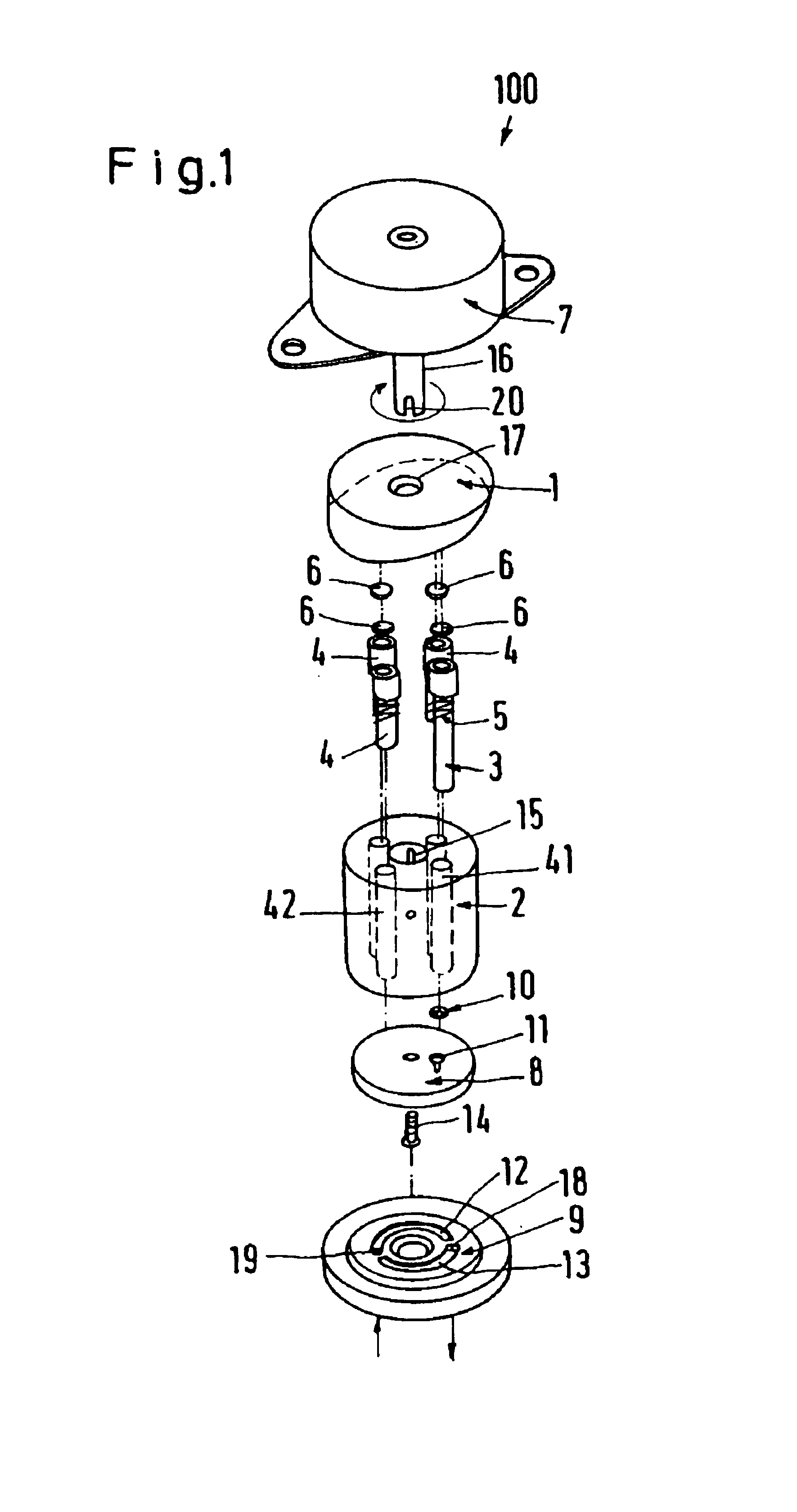 Axial piston micropump