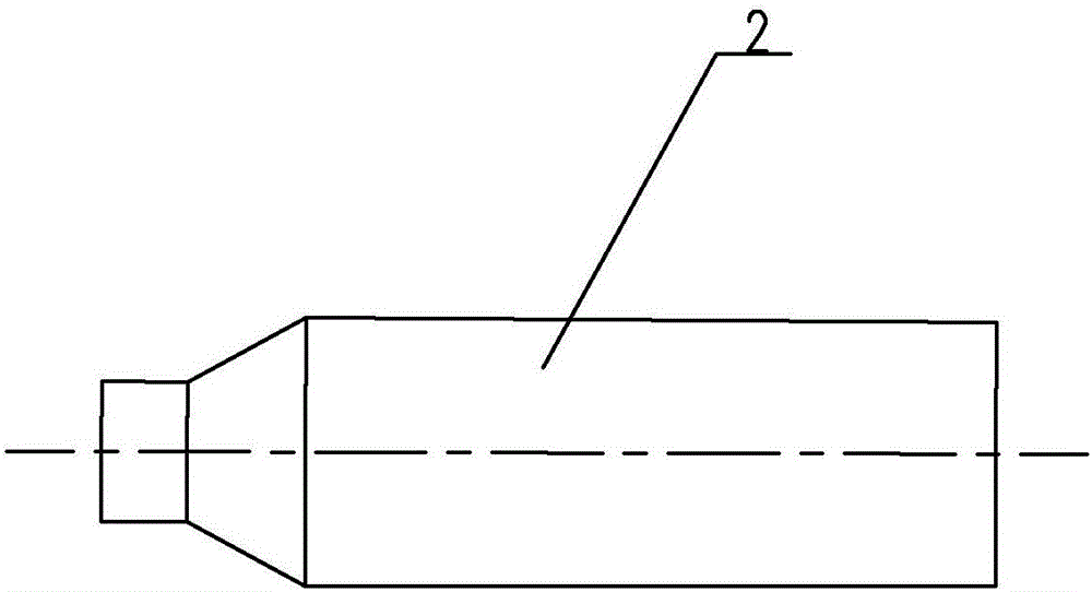 Riveting method of hollow rivet and oval head screw