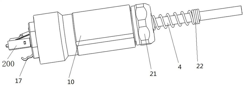 Optical fiber plug connector and connector assembly