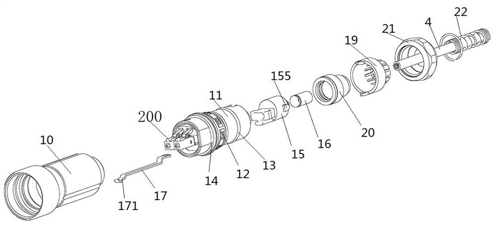 Optical fiber plug connector and connector assembly