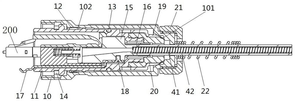 Optical fiber plug connector and connector assembly