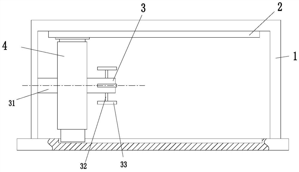 A dust-free coating production line for the surface of auto parts