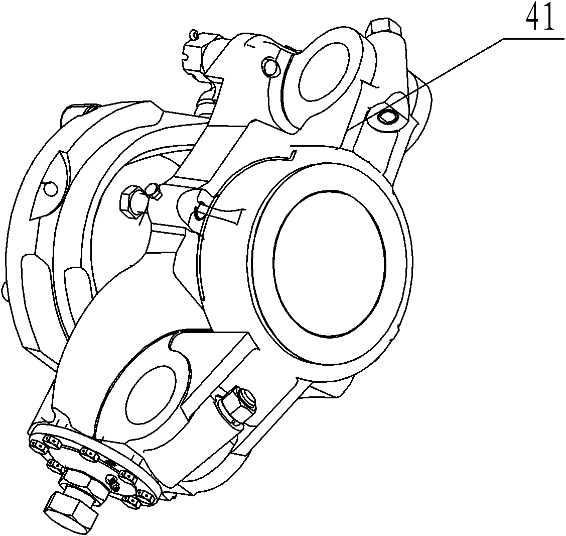 Novel front axle steering knuckle assembly device