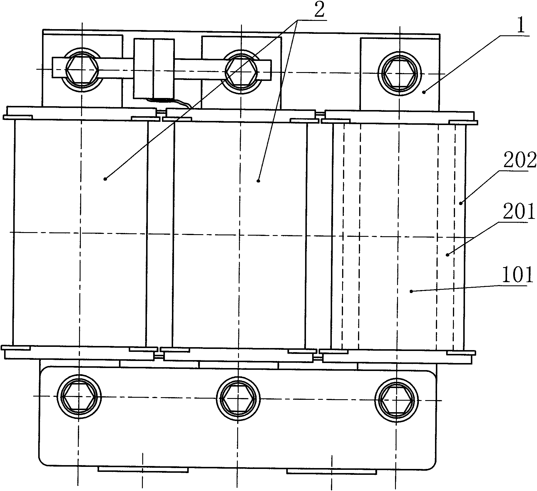 Winding type electric reactor