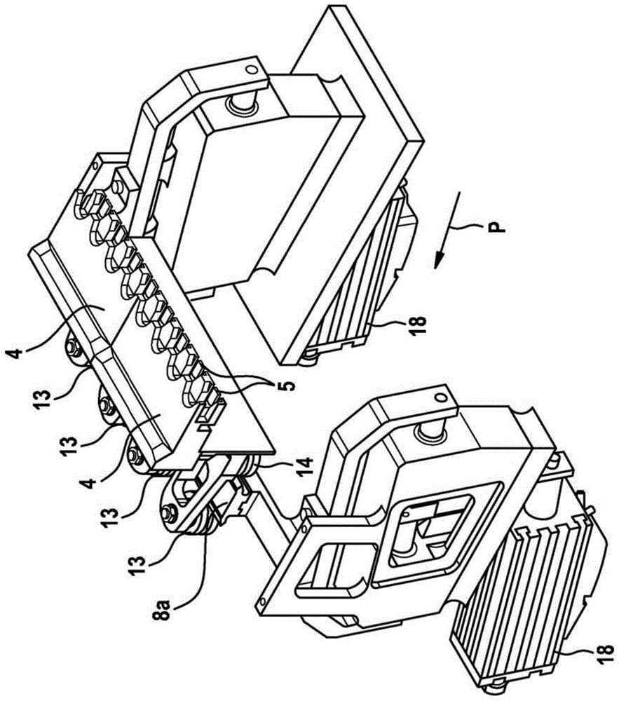 Device for transporting and for determining the mass of objects