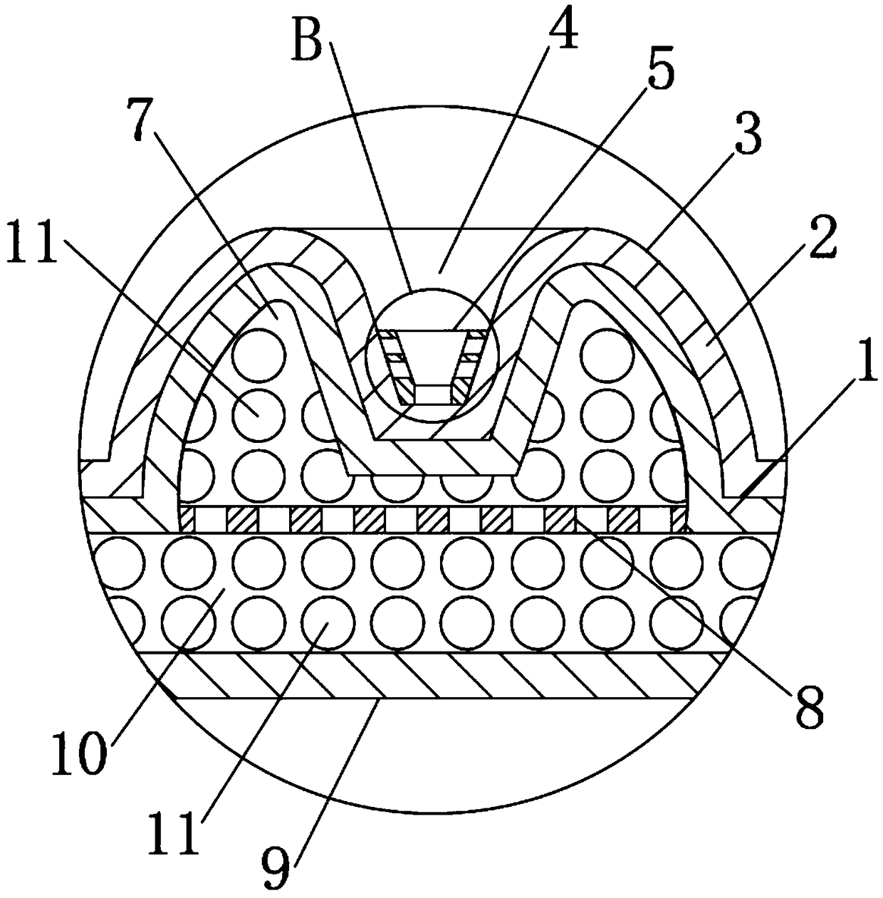 Ultra-thin composite absorption core